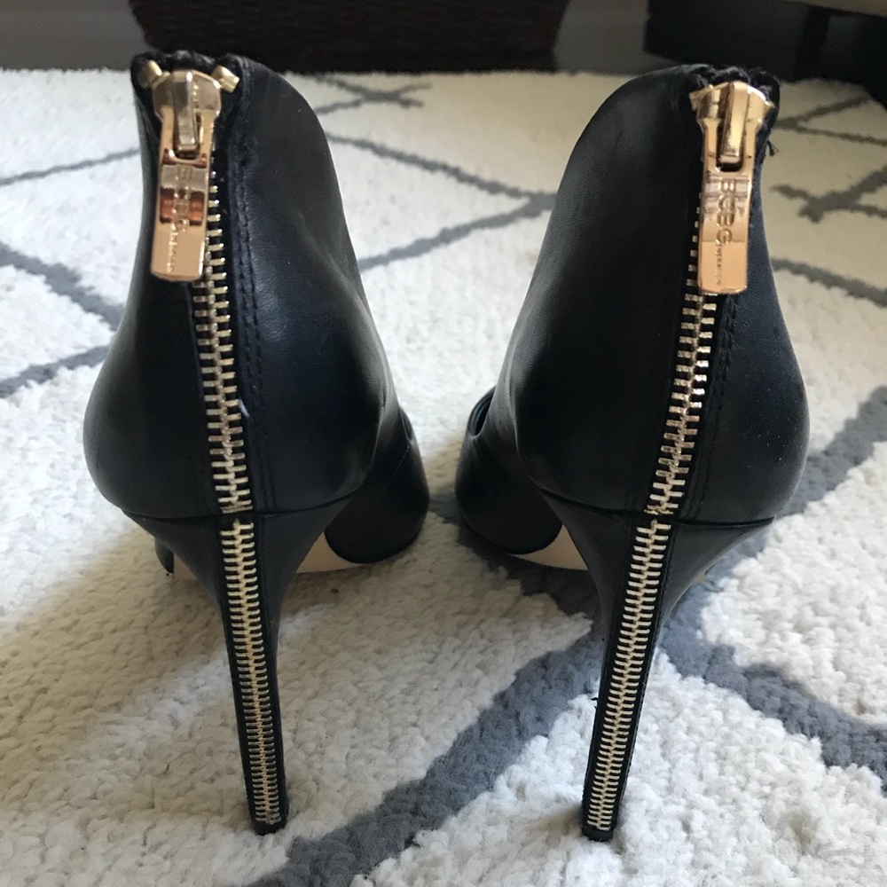 BCBG Zipper Heels